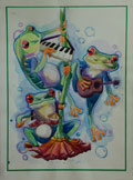 ‘Orchestra’, Viktoriia Franchuk, 14 years old, (teacher Ya.V. Mykhalyk), Volodymyr