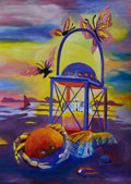 ‘Elegy of the sea’, Vladyslav Melnychenko, 18 years old, (teacher R.B. Resnianska), Blahovishchenske