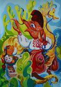 ‘Cossack rode beyond the Danube…’, Sofiia Yatsenko, 15 years old, (teacher O.I. Okhapkin), Oleksandriia