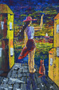 ‘Happy is the one who is awaited…’, Sofiia Galotova, 14 years old, (teacher O.Ye. Marchuk), Gorodok