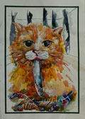 ‘Red-haired fisherman’, Anna Melnychuk, 14 years old, (teacher Ya.V. Mykhalyk), Volodymyr