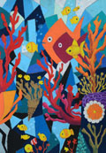 ‘Underwater flourish’, Vladyslav Melnychenko, 18 years old, (teacher  R.B. Resnianska), Blahovishchenske