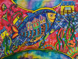 ‘Sea mosaic’, Sofiia Nikitina, 15 years old, (teacher L.O. Kamianska), Kryvyi Rih