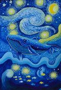 ‘Star whale’, Marharyta Melnyk, 16 years old, (teacher N.Y. Bagola), Gorodok
