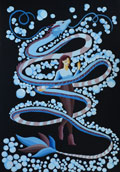 ‘Awakening of the water spirit’, Iryna Moroz-Novosad, 14 years old, (teacher A.M. Peliukh), Gorodok