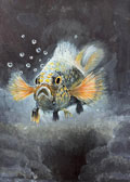 ‘Gaze from the depths’, Yaroslava Nikolova, 14 years old, (teacher N.O. Gaiduk), Sarata