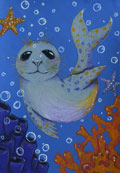 ‘Pure kindness’, Kristina Kushnir, 13 years old, (teacher A.M. Peliukh), Gorodok