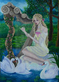 ‘Music of love’, Anastasiia Osmina, 15 years old, (teacher T.O. Beketova-Dokhlenko), Ternivka