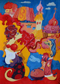 ‘At the ukrainian village museum’, Anastasiia Broilo, 13 years old, (teacher O.I. Okhapkin), Oleksandriia